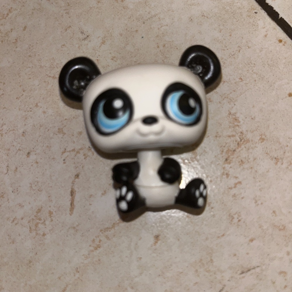 Littlest Pet Shop , White Panda , Blue Eyes